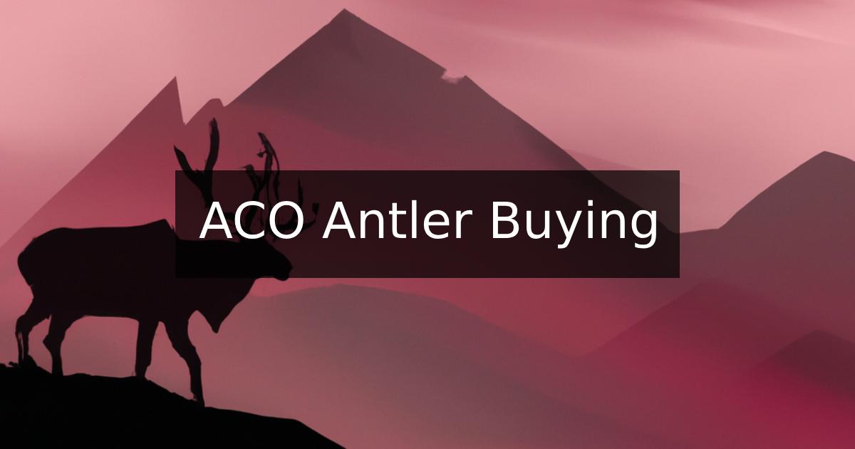 A thumbnail image for ACO Antler Buying