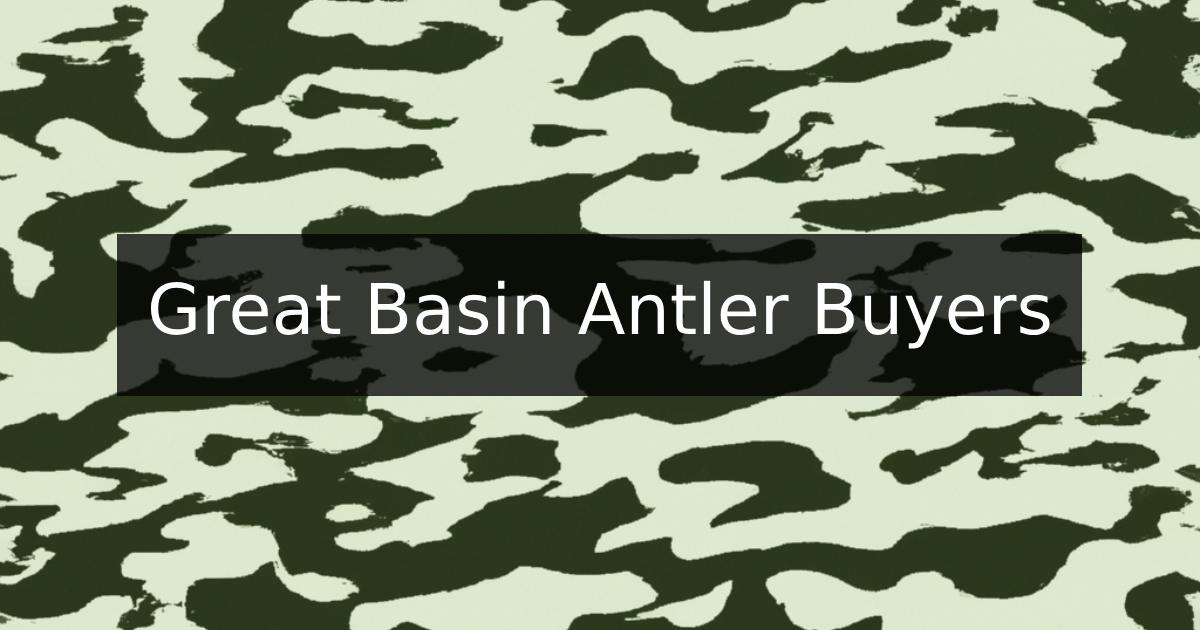 A thumbnail image for Great Basin Antler Buyers